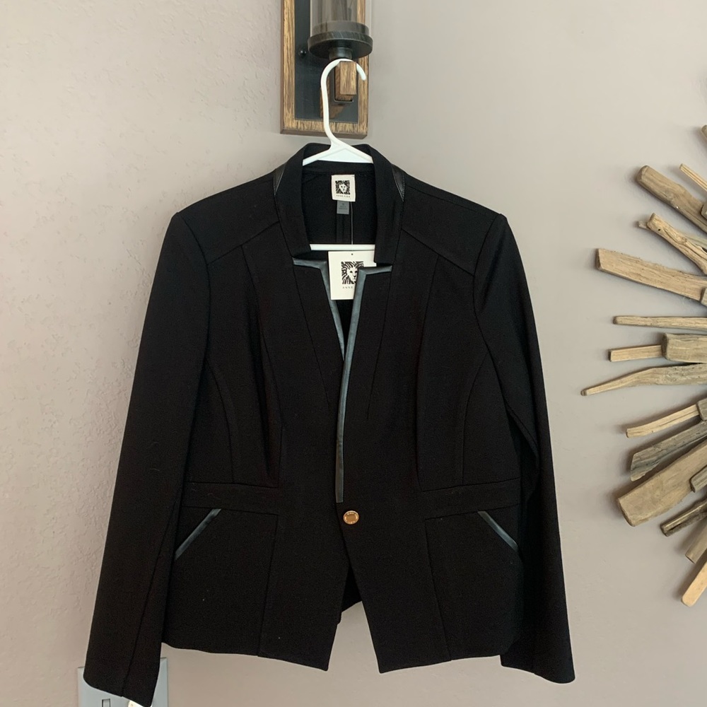 Nwt Anne Klein Crop Blazer